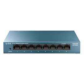 სვიჩი TP-Link LS108G, 8-Port Gigabit, Switch, Blue